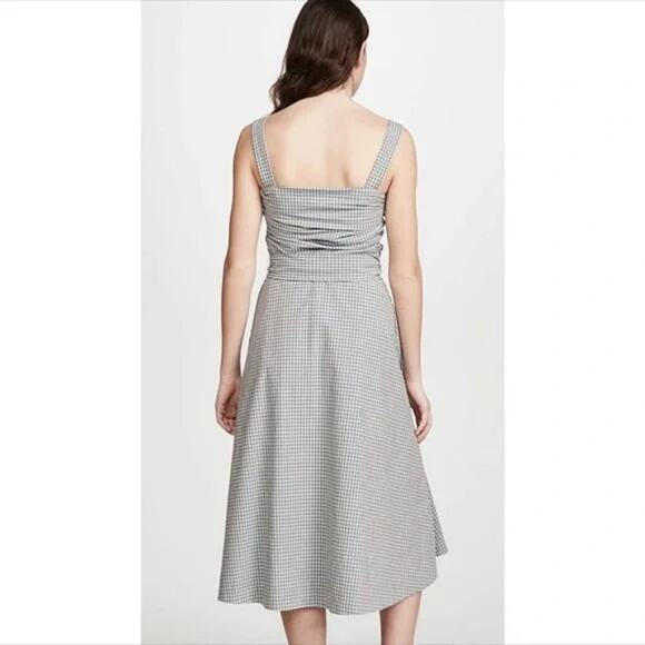 Veronica Beard Gingham Seersucker Positano Dress - Picture 13 of 13